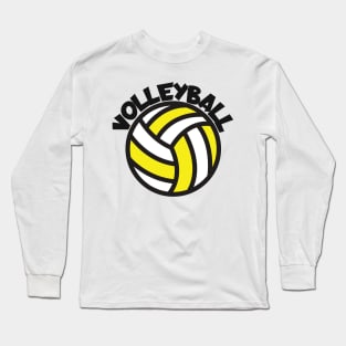 Volleyball curved Long Sleeve T-Shirt